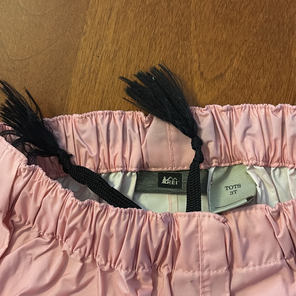 REI Rain Jacket & Rain Pants Set - Pink with Fish Details Size 3T - Picture 7 of 12
